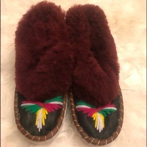 HANDMADE FURLINED SLIPPERS